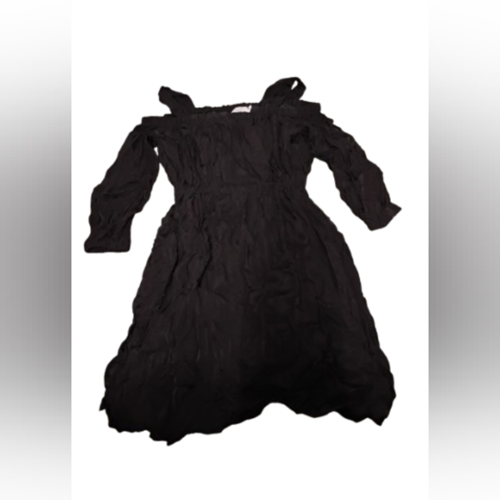 & Other Stories Cold Shoulder Womens Viscose Lined Dress